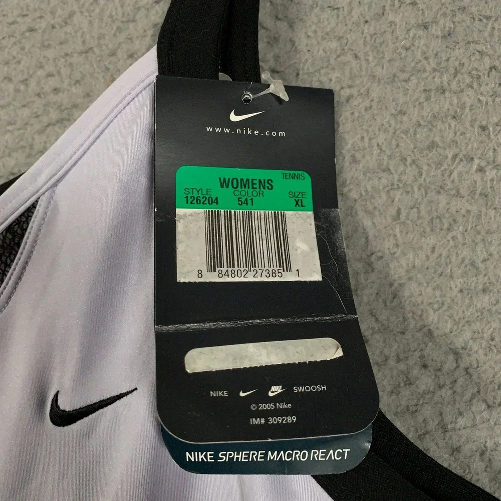 Nike Sphere Macro React Dress Women's XL Purple Tennis Golf Sleeveless Athletic